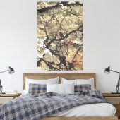 鳥の木に引き伸ばしキャンバス印刷 キャンバスプリント (インサイチュ (寝室))