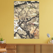 鳥の木に引き伸ばしキャンバス印刷 キャンバスプリント (インサイチュ (リビング))