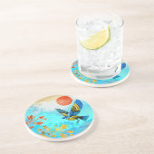 鳥の木の太陽 コースター (側面)