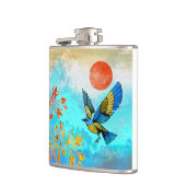 鳥の木の太陽 フラスク (左)