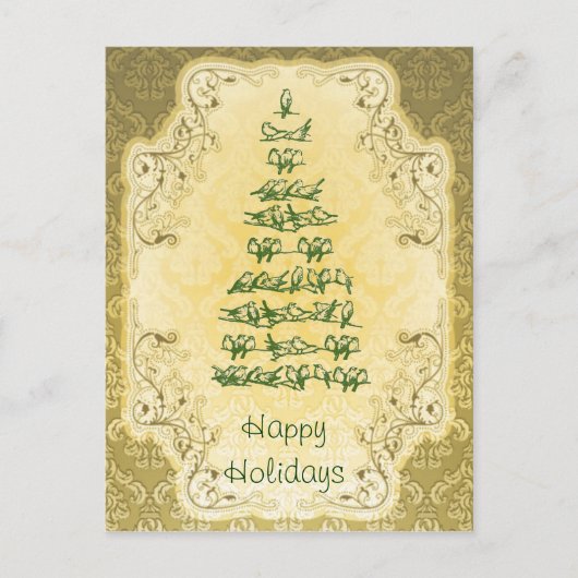 鳥の木エレガントのクリスマスハガキ シーズンポストカード (正面)