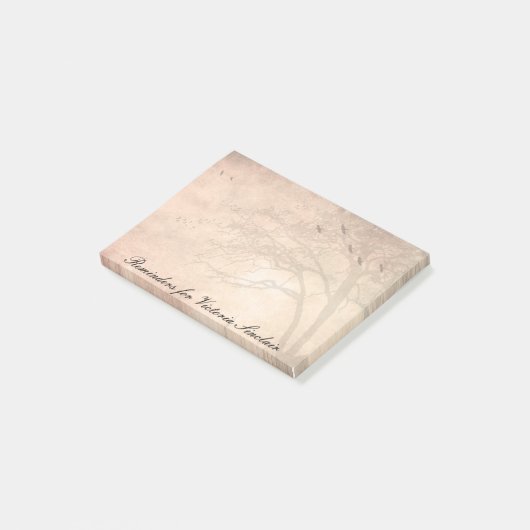 鳥の木 ポストイット (アングル)