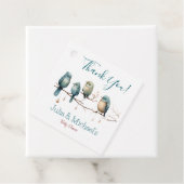 鳥の枝お洒落にパステルベビーシャワー フェイバータグ (インサイチュ)