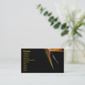 鳥の楽園のプロフィールカード 名刺 (スタンド正面)