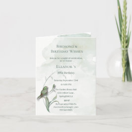 鳥の歌と最高の願いを込めて 招待状