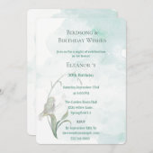 鳥の歌と最高の願い 招待状 (正面/裏面)