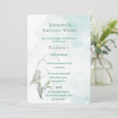 鳥の歌と最高の願い 招待状 (スタンド正面)