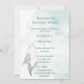 鳥の歌と最高の願い 招待状 (正面)