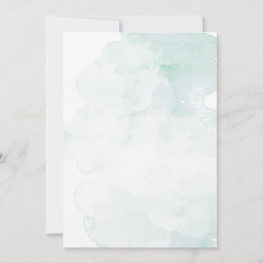 鳥の歌と最高の願い 招待状 (裏面)