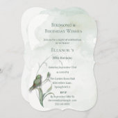 鳥の歌と最高の願い 招待状 (正面/裏面)