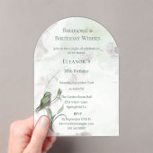 鳥の歌と願いア最高のクリルの招待 アクリル招待状 (インサイチュ (ポータブル))