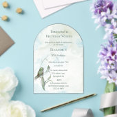 鳥の歌と願いア最高のクリルの招待 アクリル招待状 (インサイチュ (ウェディング))