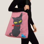 鳥の歌 クロスボディバッグ (クローズアップ)