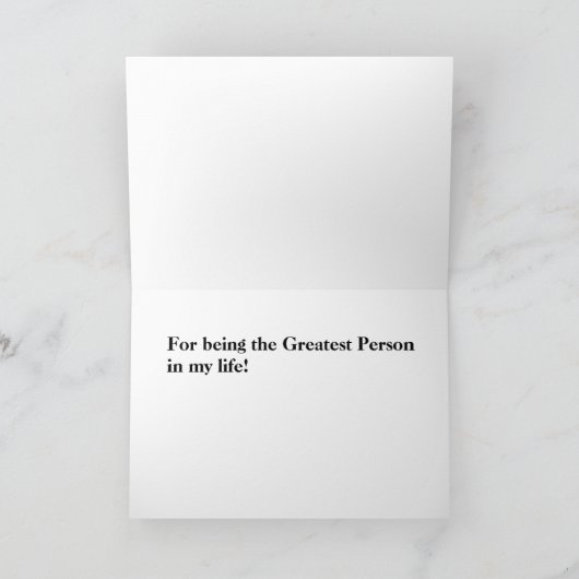 鳥の歌 サンキューカード (内部)