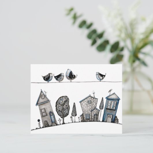 鳥の歌 ポストカード (スタンド正面)