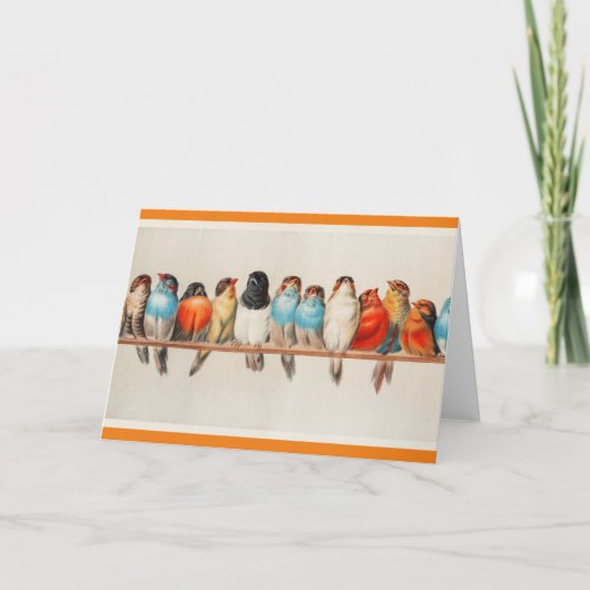 鳥の止まり木 カード (正面)