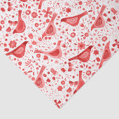 鳥の水色（赤） 薄葉紙 (詳細)