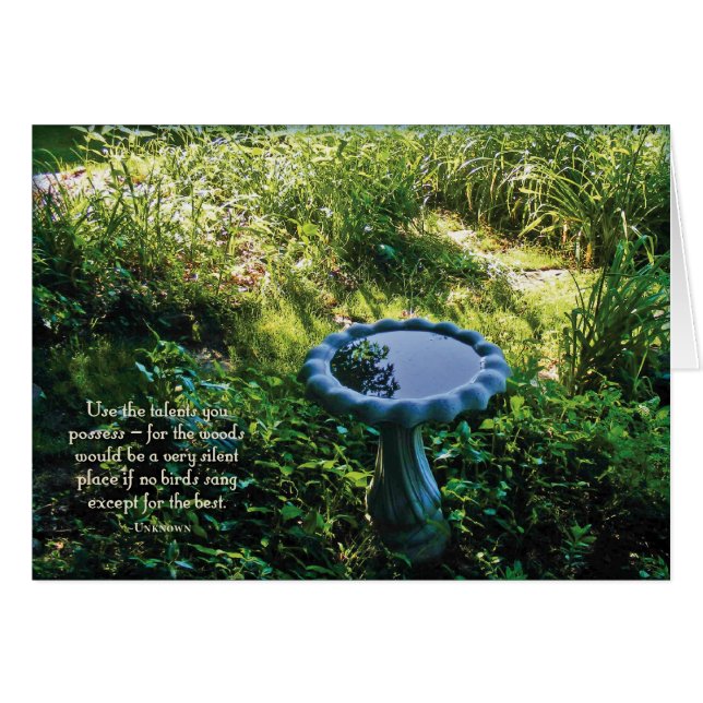 鳥の浴室 (正面横)