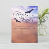 鳥の海ビーチ永遠に私たちのハート葬儀 招待状 (スタンド正面)