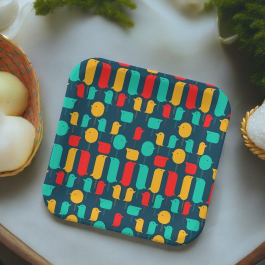 鳥の漫画 ペーパープレート