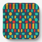 鳥の漫画 ペーパープレート (正面)