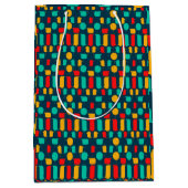 鳥の漫画 ミディアムペーパーバッグ (正面)