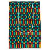 鳥の漫画 ミディアムペーパーバッグ (裏面)