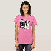 鳥の熱狂する婦人 Tシャツ (正面フル)