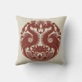 鳥の物装飾用クッション クッション (裏面)