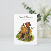 鳥の犬、キジ狩り ポストカード (スタンド正面)