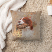 鳥の犬、木のコック狩り クッション (ブランケット)