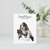 鳥の犬、木のコック狩り ポストカード (スタンド正面)