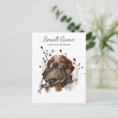 鳥の犬、高地ゲームの鳥狩り ポストカード (スタンド正面)