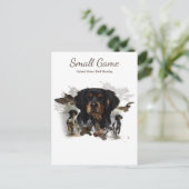 鳥の犬、高地ゲームの鳥狩り ポストカード (スタンド正面)