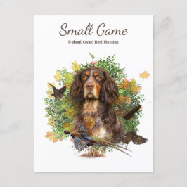 鳥の犬、高地ゲームの鳥狩り ポストカード
