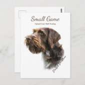 鳥の犬、高地ゲームの鳥狩り ポストカード (正面/裏面)