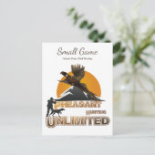 鳥の犬、高地ゲームの鳥狩り ポストカード (スタンド正面)