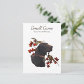 鳥の犬、高地ゲームの鳥狩り ポストカード (スタンド正面)