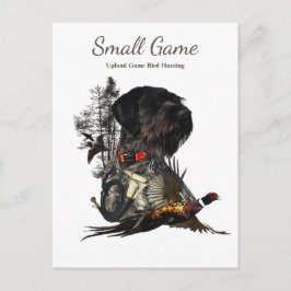 鳥の犬、高地ゲームの鳥狩り ポストカード
