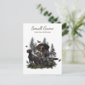 鳥の犬、高地ゲームの鳥狩り ポストカード (スタンド正面)