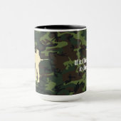 鳥の狩り句: 飛べば死にます、 マグカップ (中央)