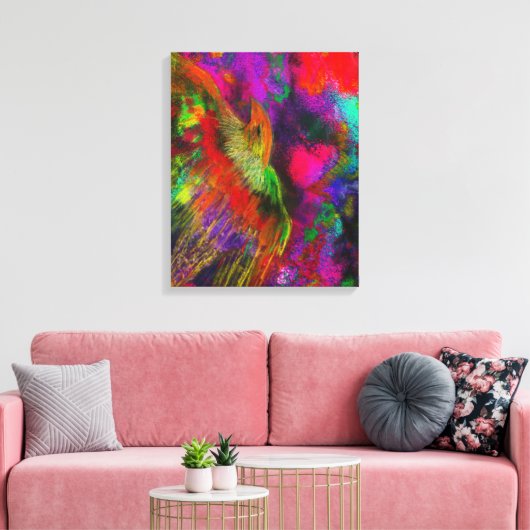 鳥の王室のファインアートキャンバス印刷 キャンバスプリント (インサイチュ (リビング))