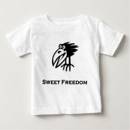 鳥の甘い自由 ベビーTシャツ