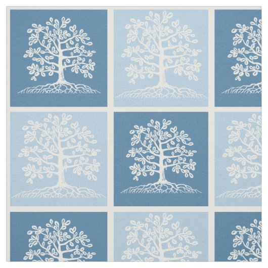 鳥の生きる木 ファブリック (見本)