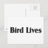 鳥の生活 ポストカード (正面/裏面)