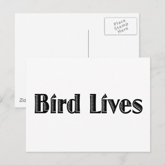 鳥の生活 ポストカード (正面/裏面)