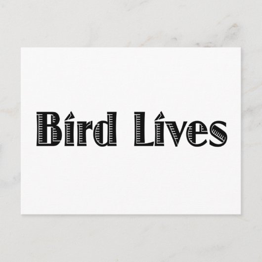 鳥の生活 ポストカード (正面)