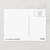 鳥の田んぼにはすべて雛が集まる ポストカード (裏面)