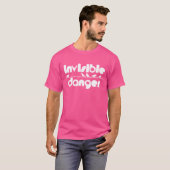 鳥の目に見えない危険レトロ Tシャツ (正面フル)