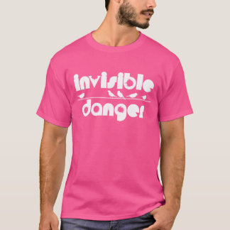 鳥の目に見えない危険レトロ Tシャツ